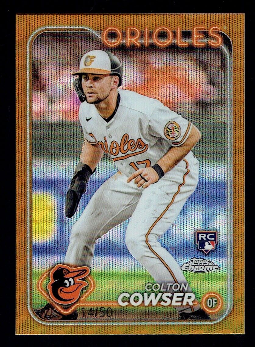 2024 Topps Chrome Baseball Gold Wave Colton Cowser #278