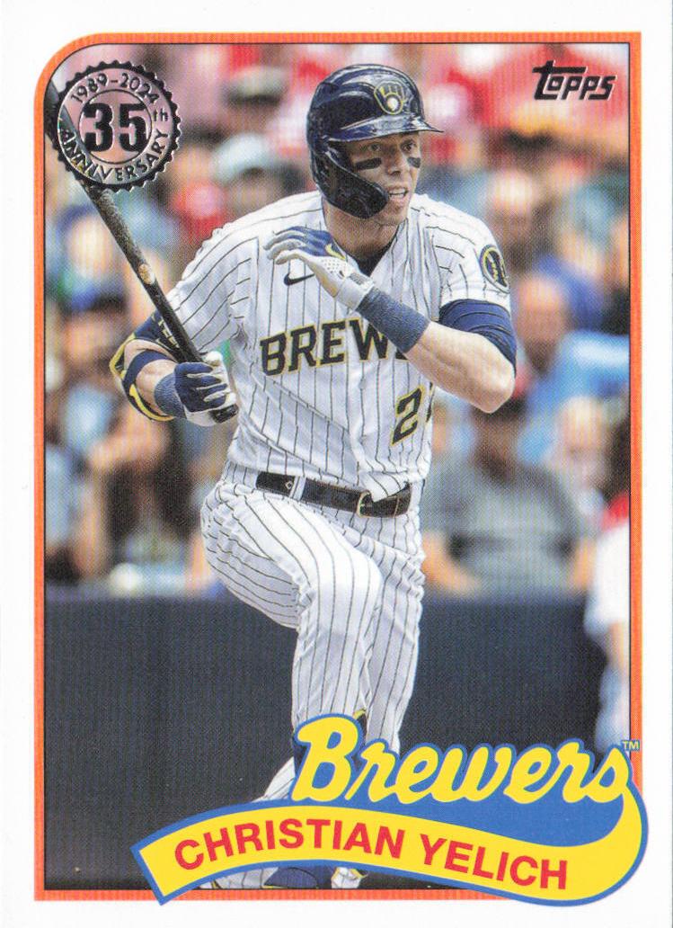 2024 Christian Yelich [Orange Foil] #89B-43