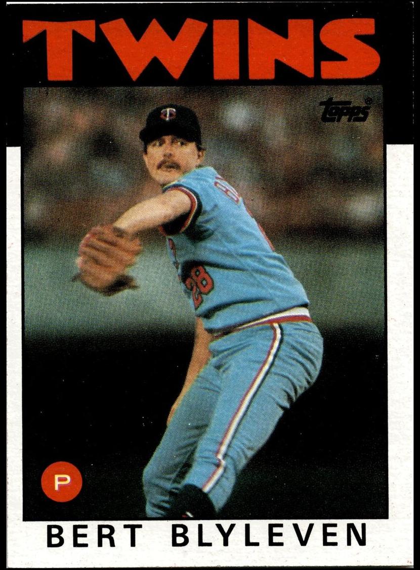 1986 Bert Blyleven #445