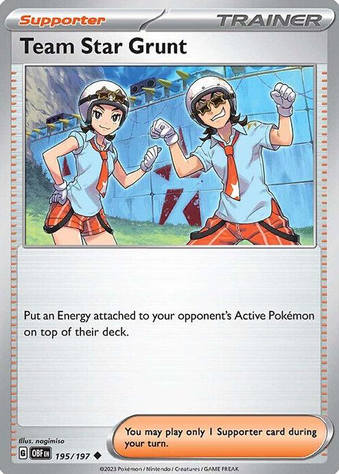 Team Star Grunt 2023 Pokemon Scarlet & Violet Obsidian Flames