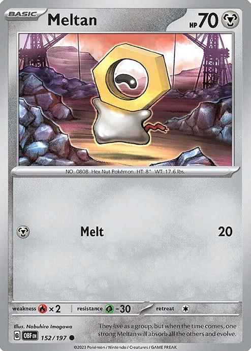 Meltan 2023 Pokemon Scarlet & Violet Obsidian Flames