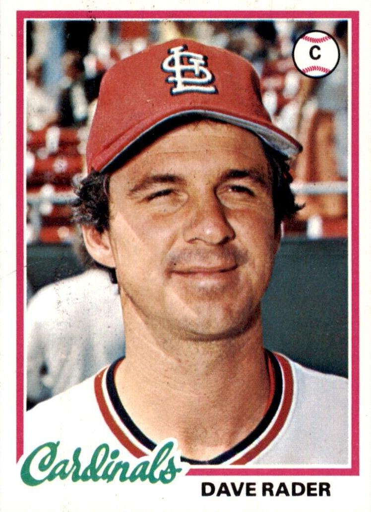 1978 Topps Dave Rader #563 card