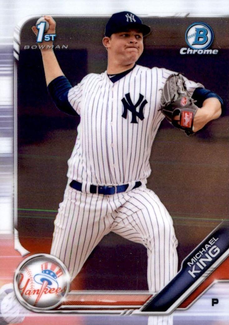 2019 Bowman Chrome Michael King [Red] #BCP-162 card