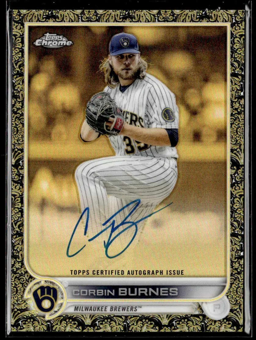 2022 Topps Gilded Collection Baseball Corbin Burnes #GEA-CBU PSA 10