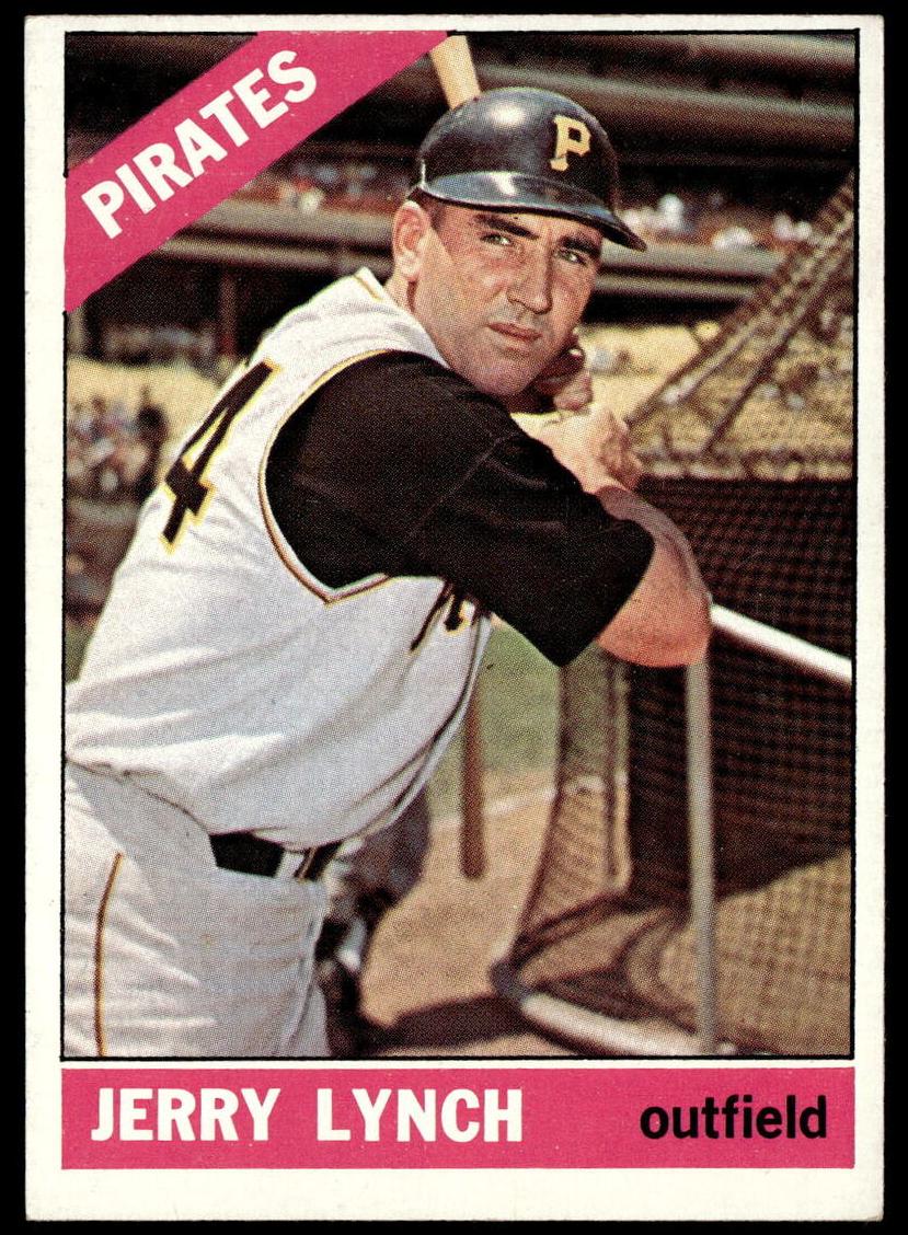 1966 Topps Jerry Lynch #182 card