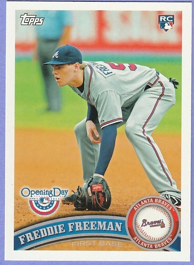 2011 Topps Opening Day Freddie Freeman #70 card