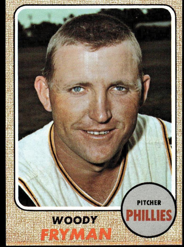 1968 Topps Woody Fryman #112 card