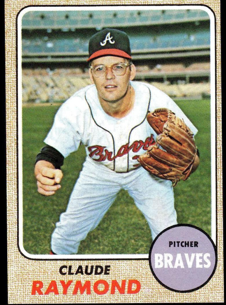 1968 Topps Claude Raymond #166 card