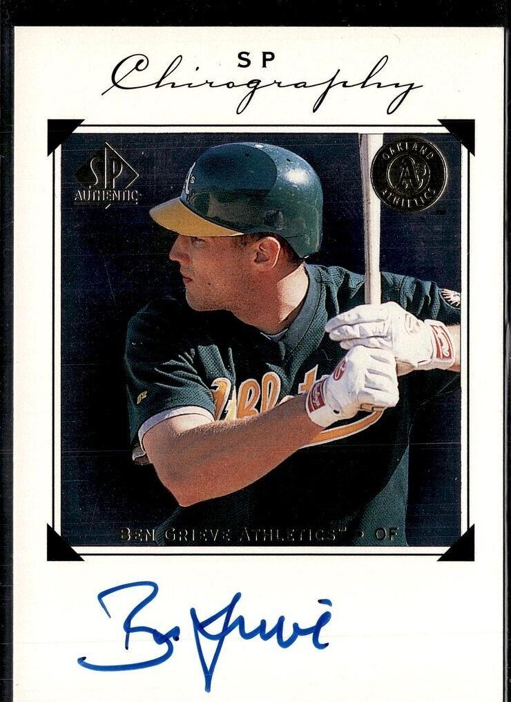 1998 SP Authentic Ben Grieve #BG card