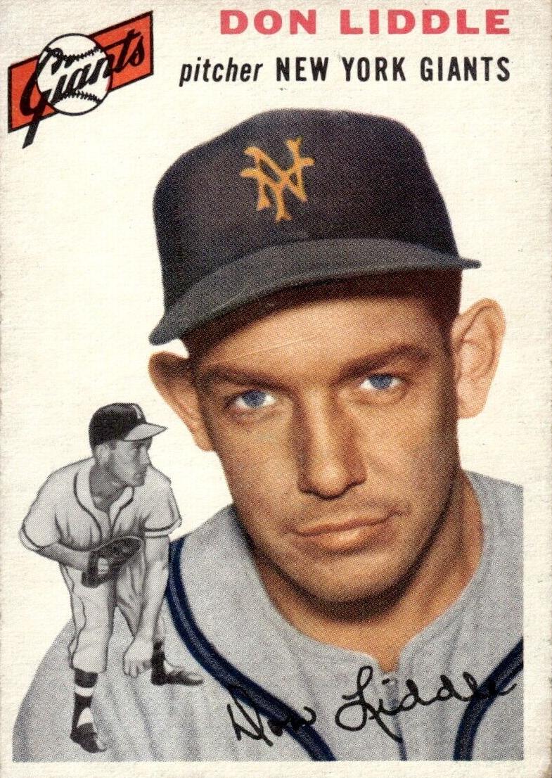 1954 Don Liddle #225