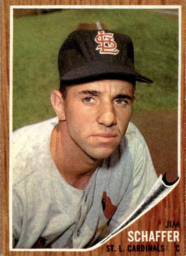 1962 Topps Jim Schaffer #579 card