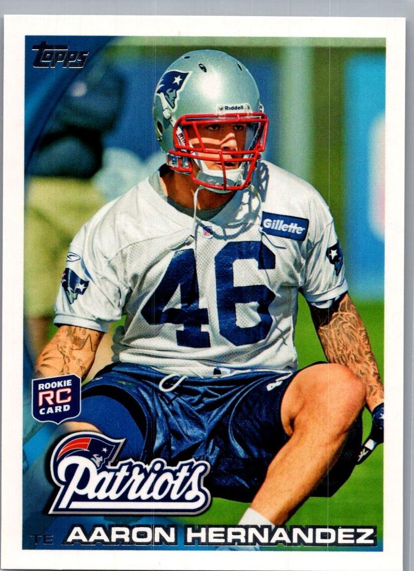 Aaron Hernandez 2010 Topps Football