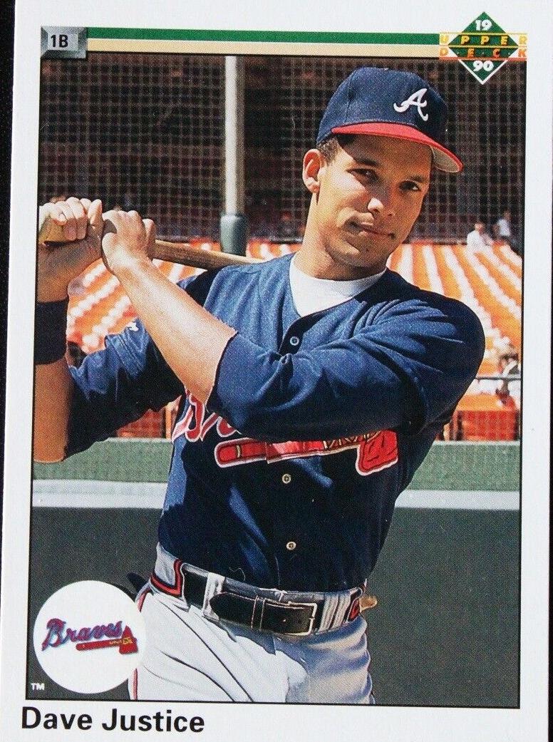 Dave Justice 1990 Upper Deck Baseball