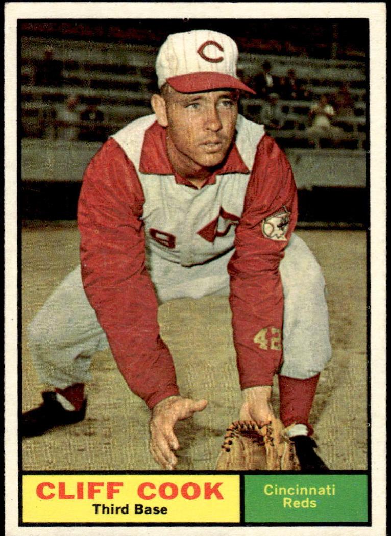 1961 Topps Cliff Cook #399 card