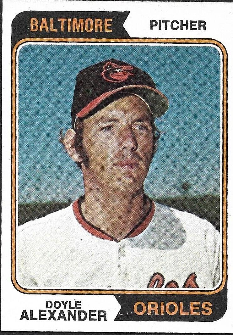 1974 Doyle Alexander #282