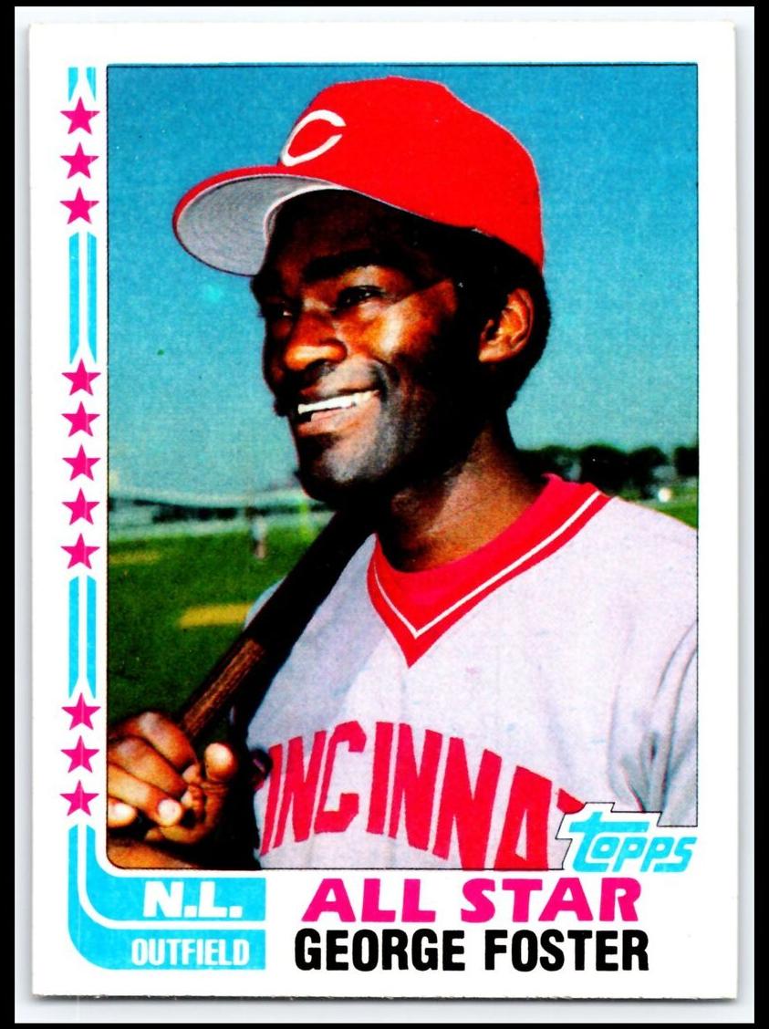 1982 Topps George Foster [No Autograph] #342 card