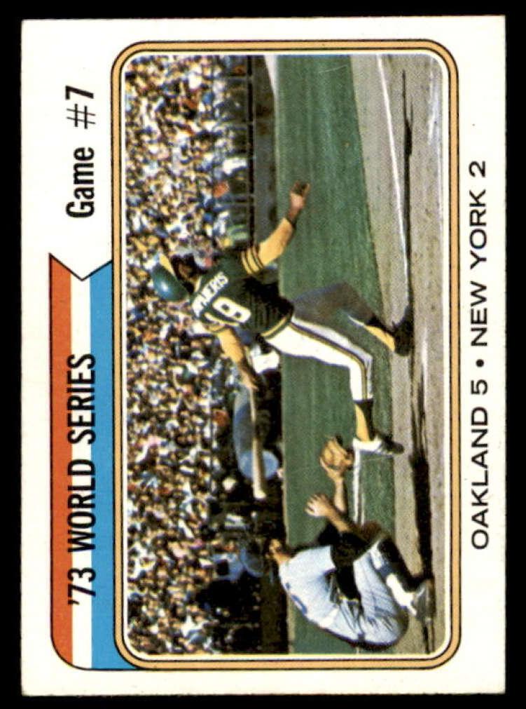 1974 World Series Game 7 #478