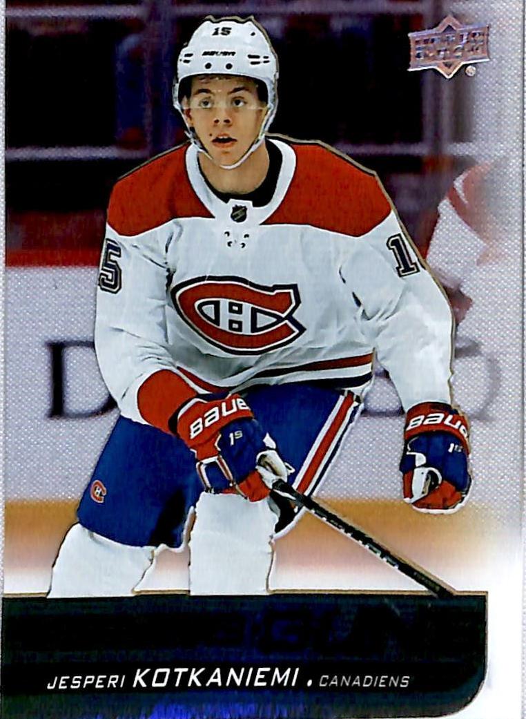 2018 Upper Deck Jesperi Kotkaniemi #249 card