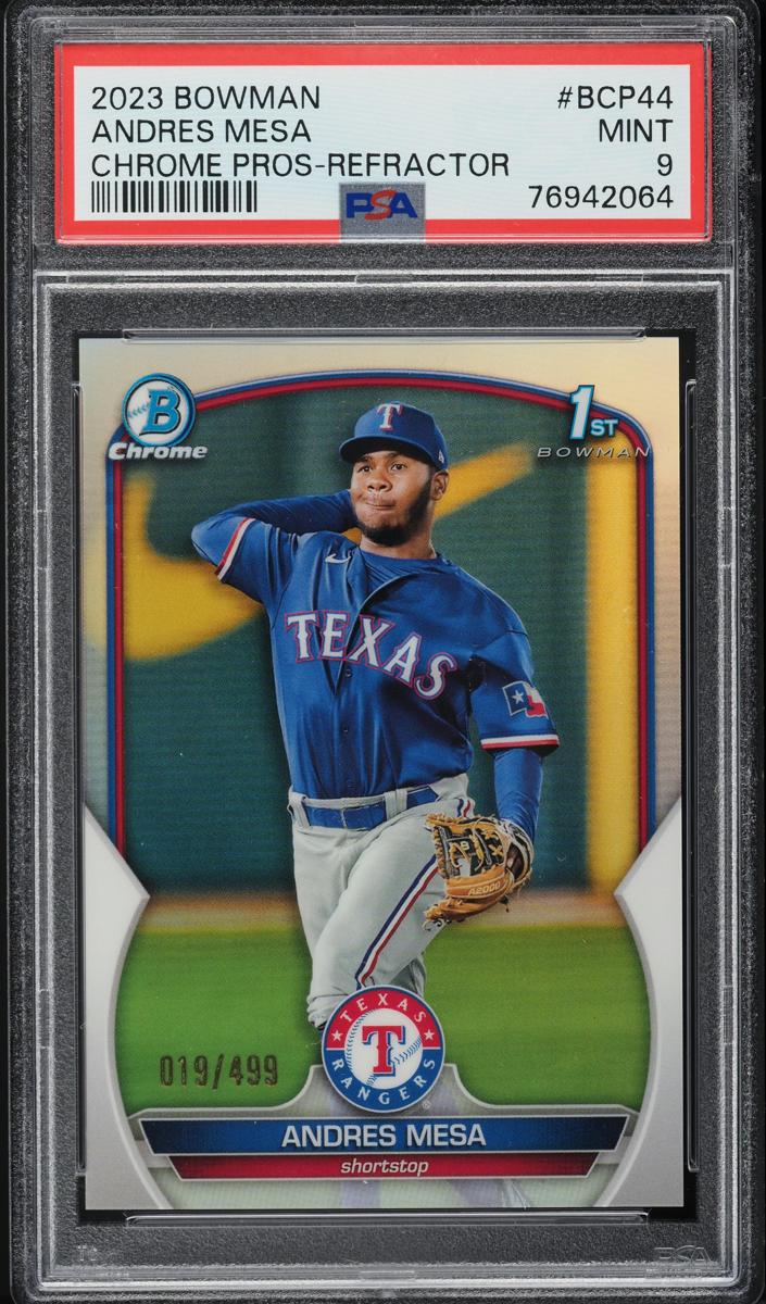 2023 Bowman Chrome Prospects Baseball Refractor Andres Mesa #BCP-44 PSA 8.5