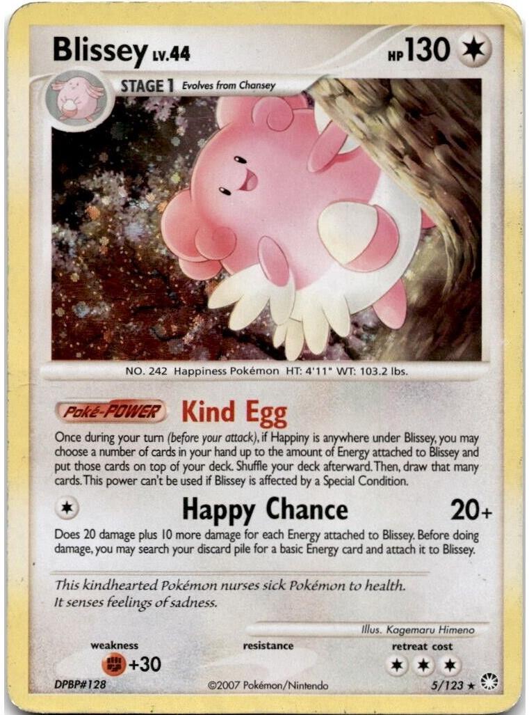 Blissey Holo 2007 Pokemon Diamond & Pearl Mysterious Treasures