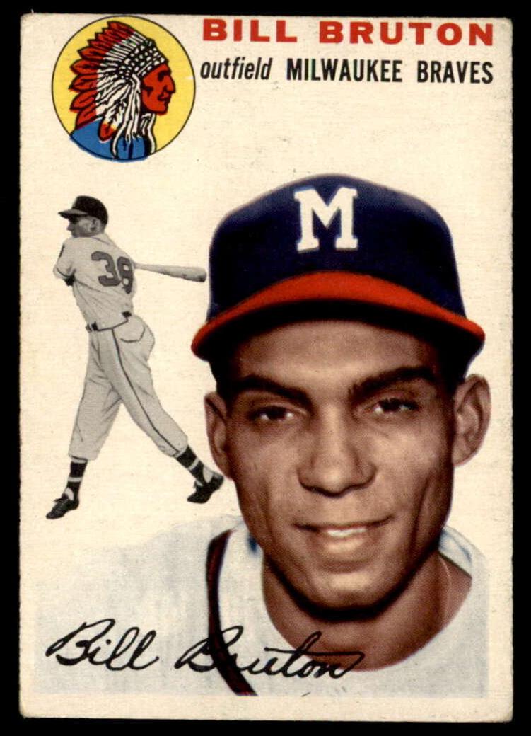 1954 Topps Bill Bruton #109 card