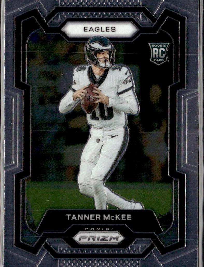Tanner McKee 2023 Prizm Football card