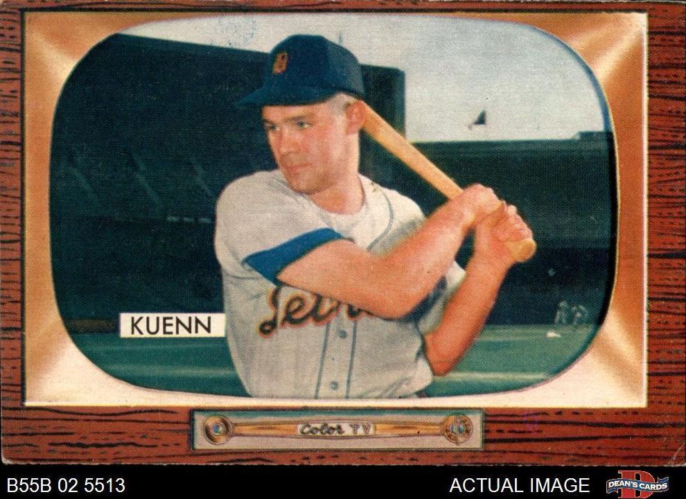 1955 Bowman Harvey Kuenn #132 card