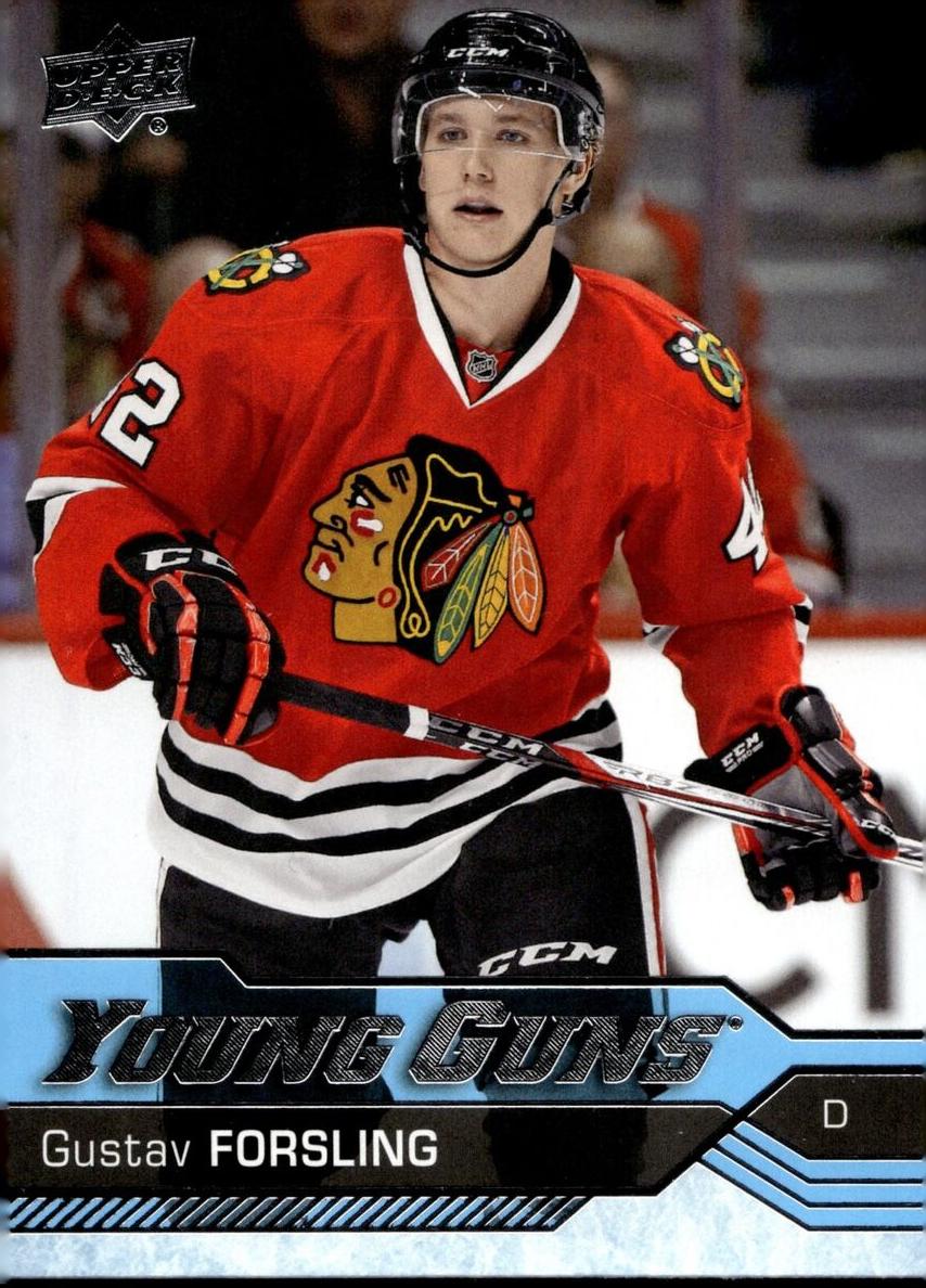 2016 Upper Deck Gustav Forsling #240 card