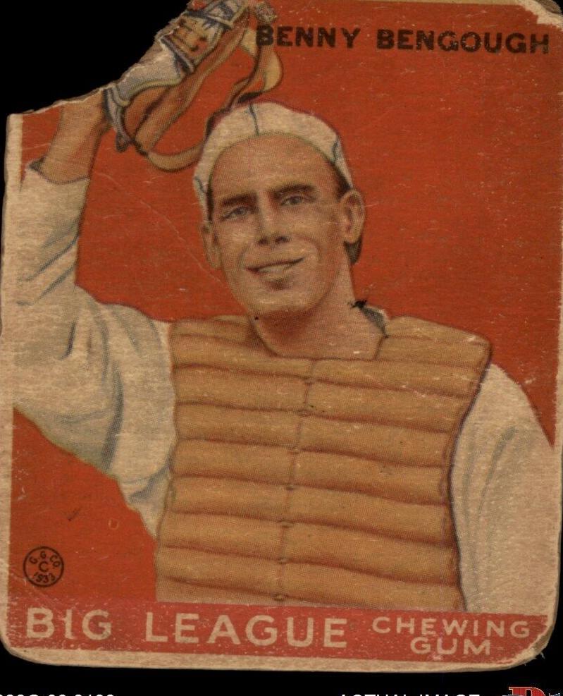 1933 Goudey Benny Bengough #1 card