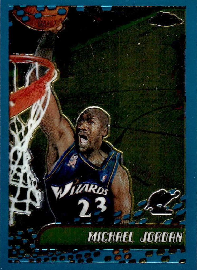 2001 Topps Topps Chrome #95 Michael Jordan front