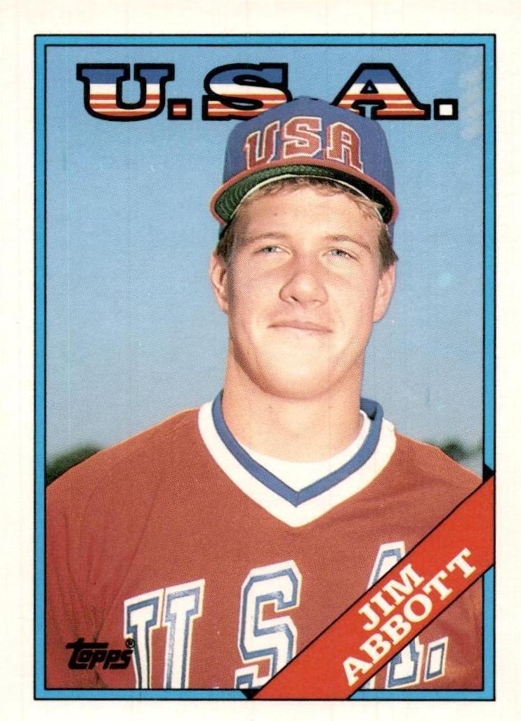 Jim Abbott 1988 Topps Traded Baseball