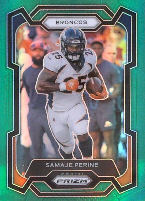 Samaje Perine 2023 Prizm Football card