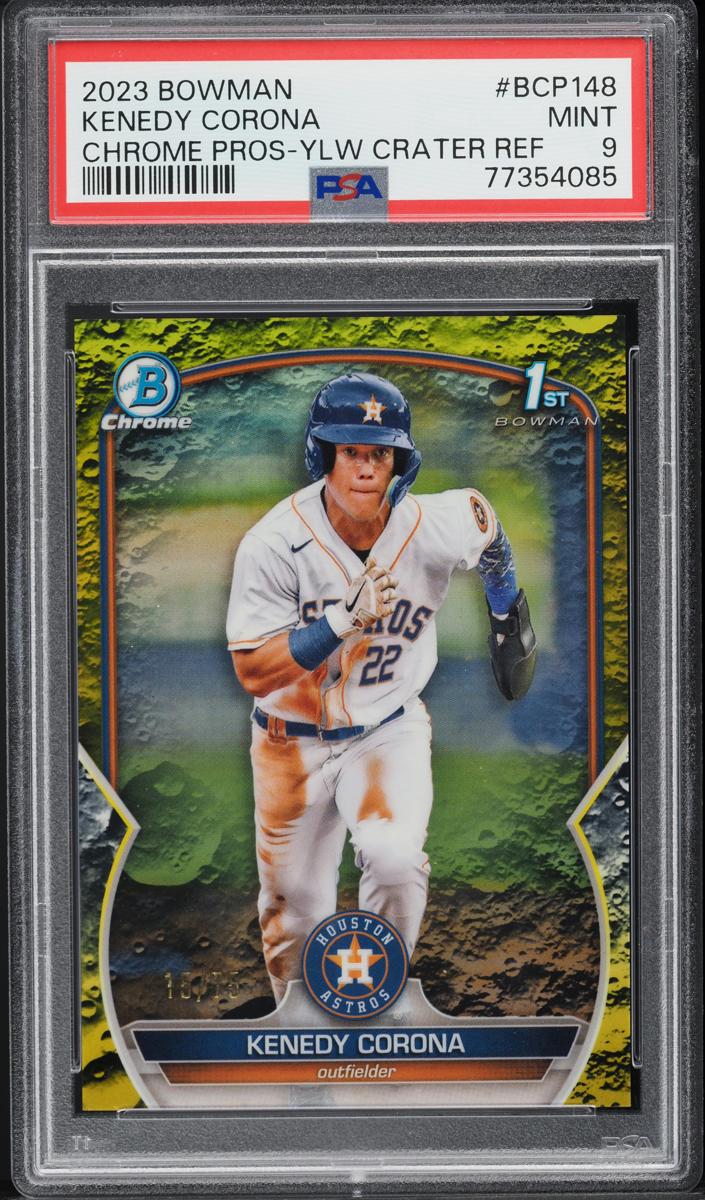 2023 Bowman Chrome Prospects Baseball Yellow Kenedy Corona #BCP-148