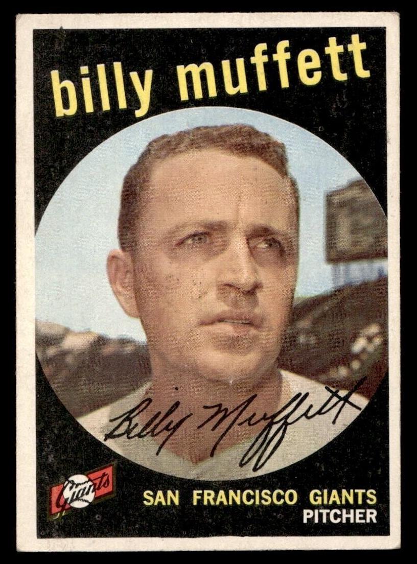 1959 Topps Billy Muffett #241 card