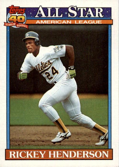 1991 Rickey Henderson #391