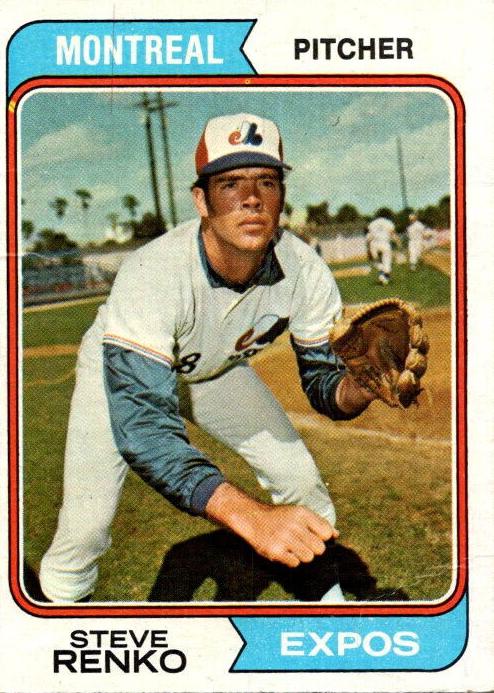 1974 Topps Steve Renko #49 card