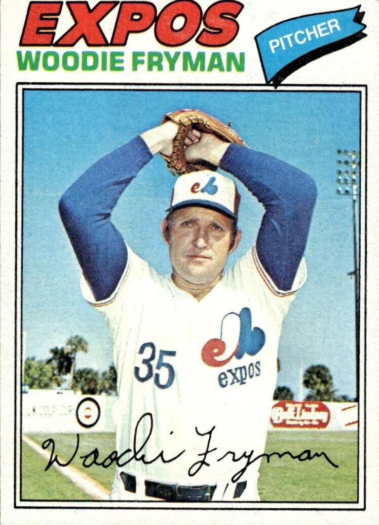 1977 Topps Woodie Fryman #28 card