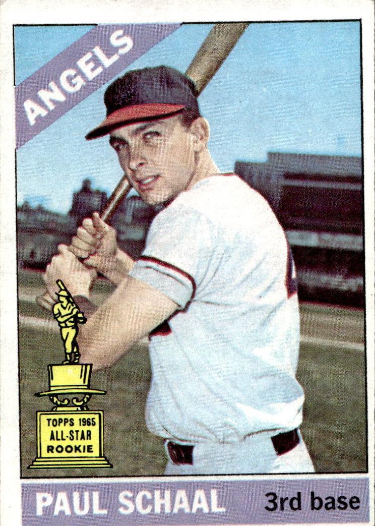 1966 Topps Paul Schaal #376 card