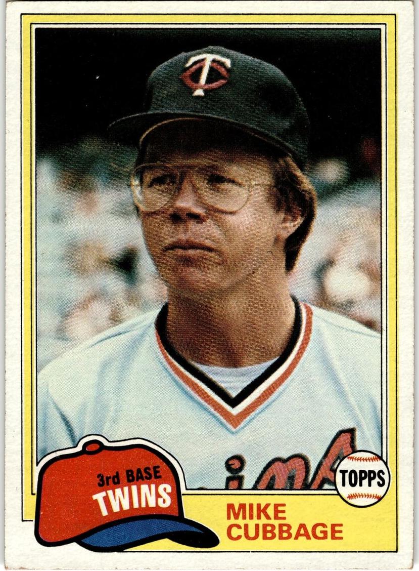 1981 Topps Mike Cubbage #657 card