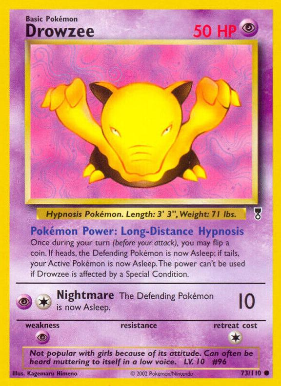Drowzee 2002 Pokemon Legendary Collection