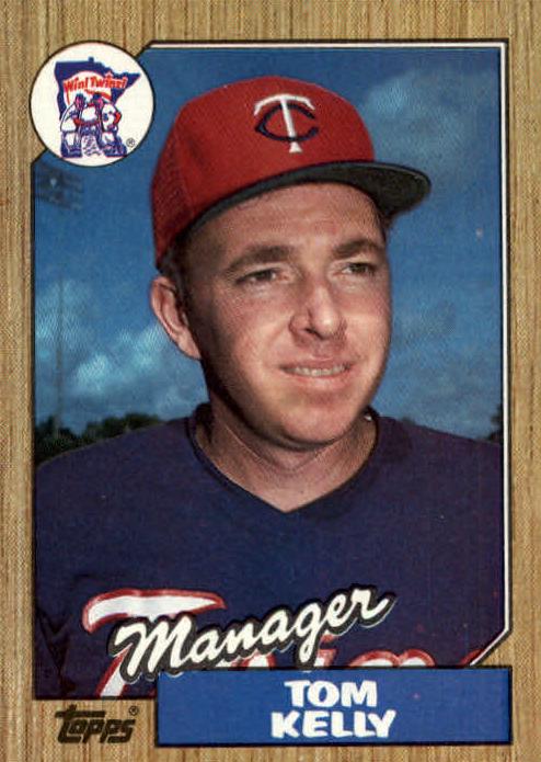1987 Topps Tom Kelly #618 card