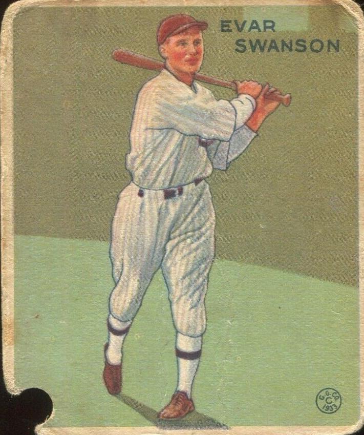 1933 Evar Swanson #195
