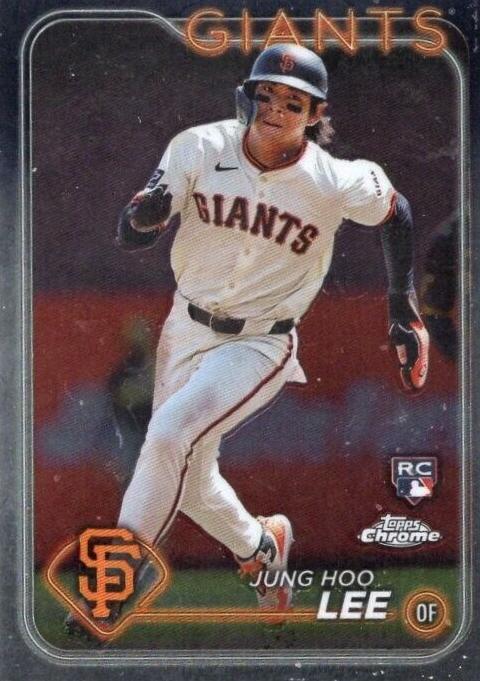 Jung Hoo Lee 2024 Topps Chrome Baseball card