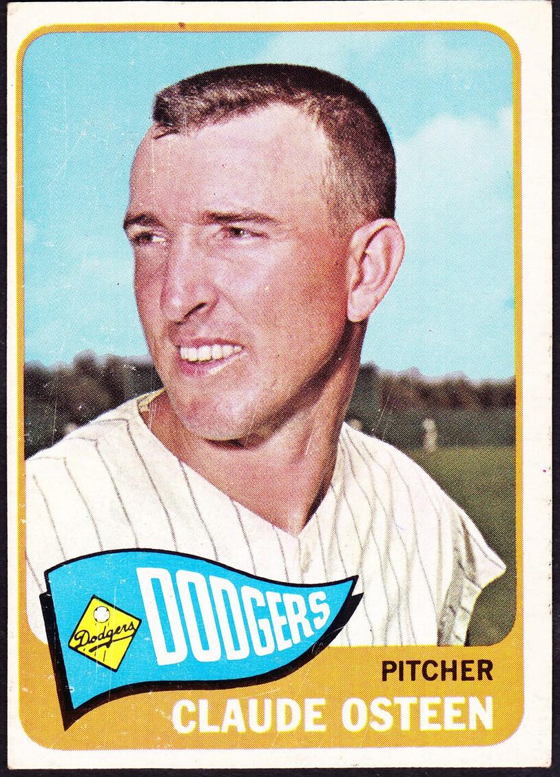 1965 Topps Claude Osteen #570 card