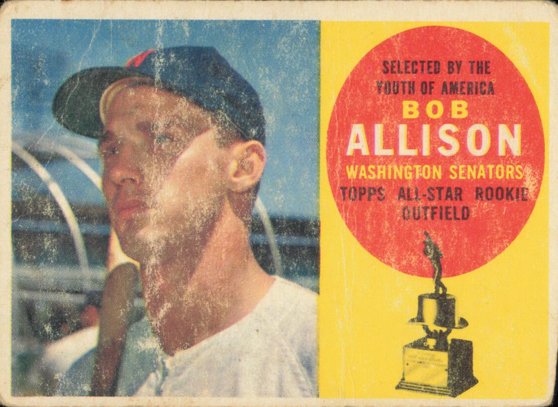 1960 Topps Bob Allison #320 card