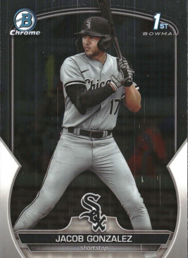 Jacob Gonzalez 2023 Bowman Draft Chrome card