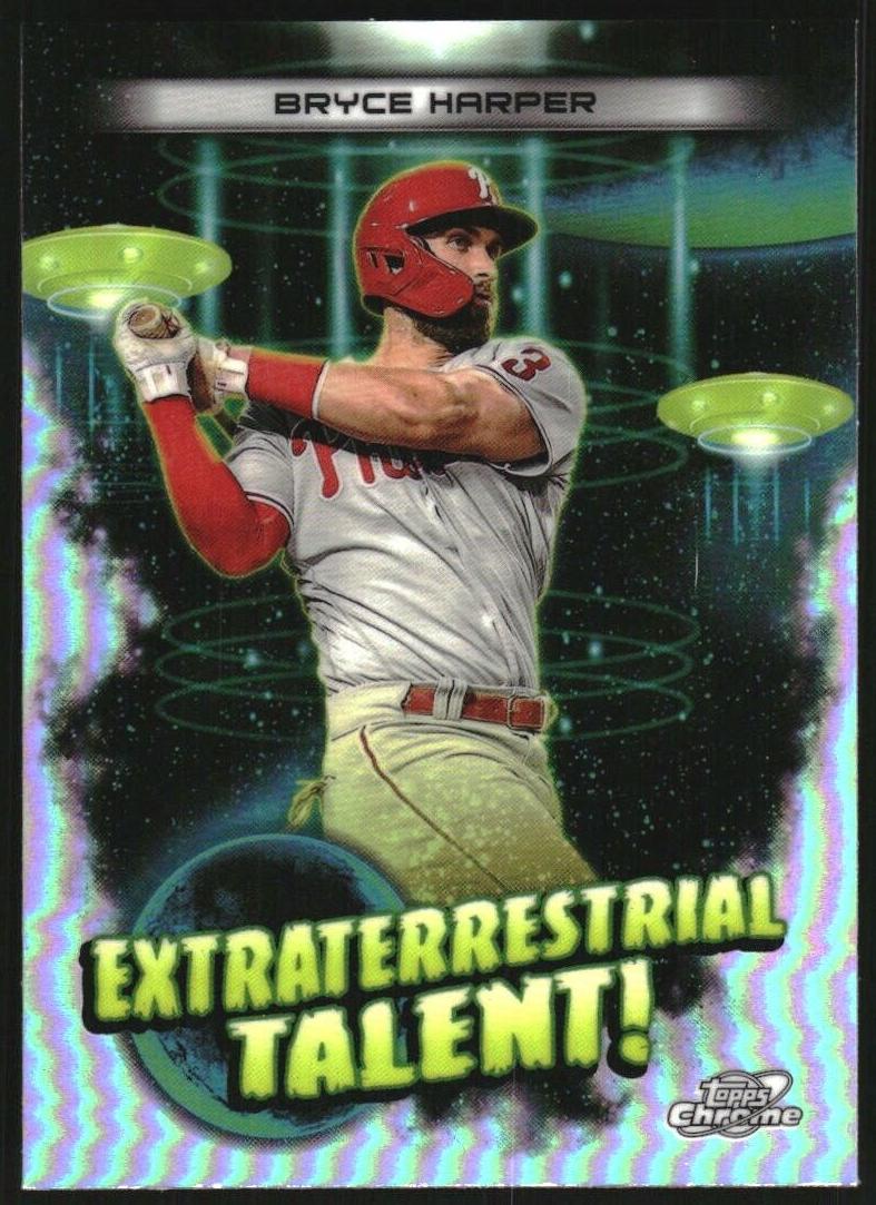 2023 Topps Cosmic Chrome Bryce Harper #ET-12 card