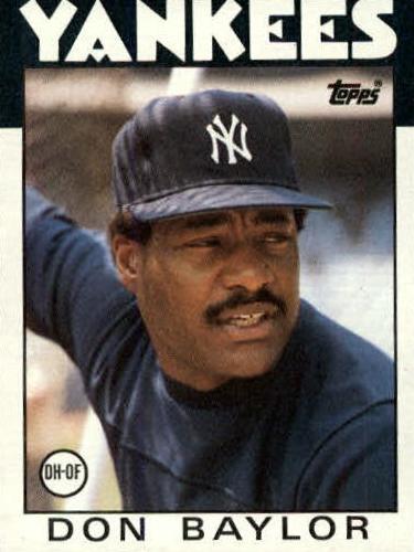 1986 Don Baylor #765