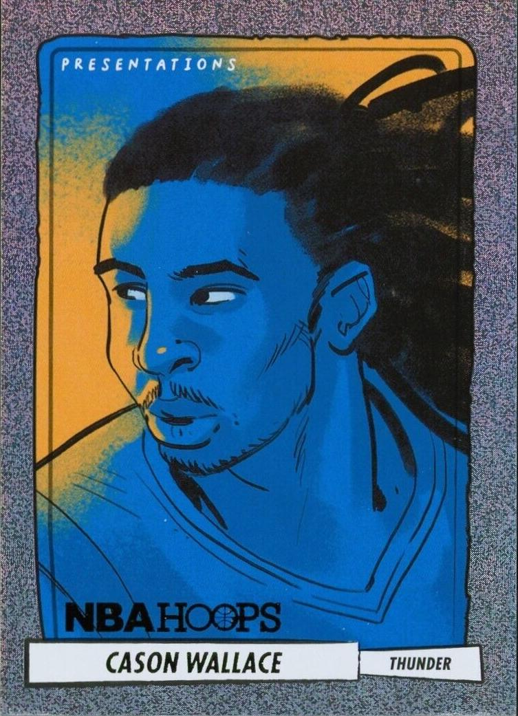 2023 Panini Hoops Premium Stock Presentations Cason Wallace #13 card