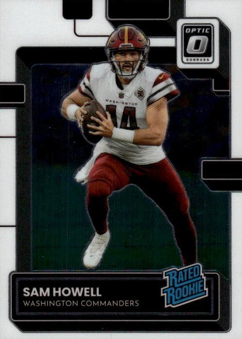 Sam Howell 2022 Donruss Optic Football Rated Rookie